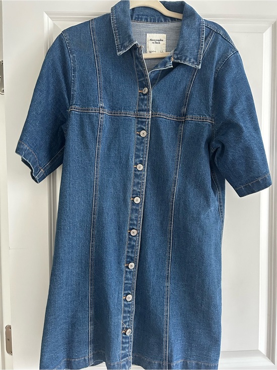 Abercrombie & Fitch Dresses & Skirts - Abercrombie & Fitch Medium Blue Denim Shirt